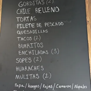 So many vegetarian filling options!
