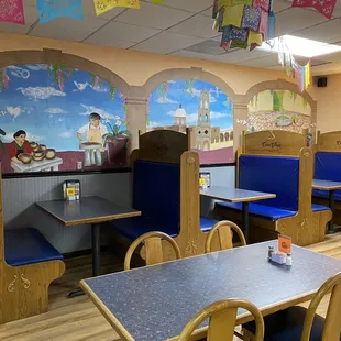 Mural in back dining room