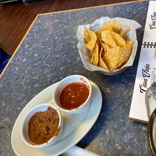 Chips and dip, service is amazing