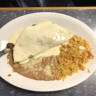 House Quesadilla, great quesadilla with a nice addition of poblano which adds awesome flavor