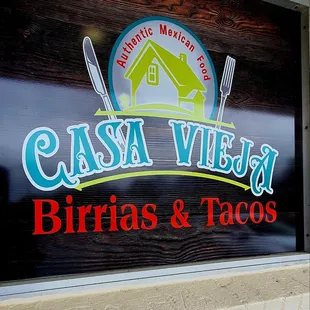 a sign for a mexican restaurant