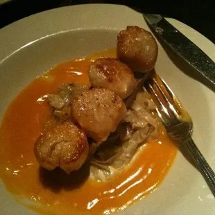 Cast Iron Seared Scallops