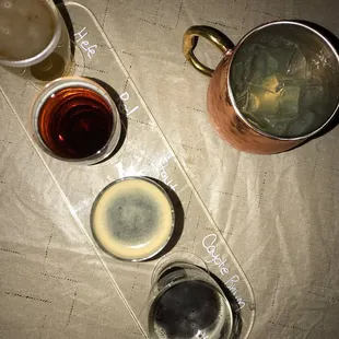 Flight and a Craft Hard Soda Moscow Mule!