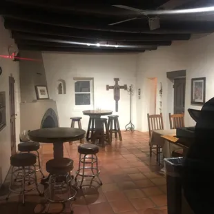 Beautiful seating area by the bar