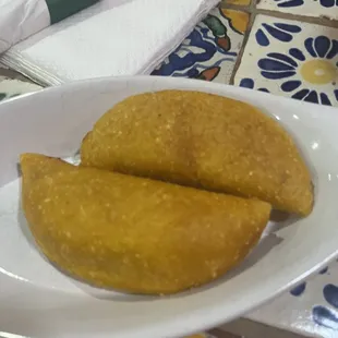 Beef empanadas. Order these.