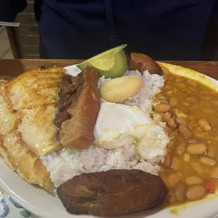 Mini Bandeja paisa.