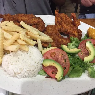 Breaded Chicken Plate