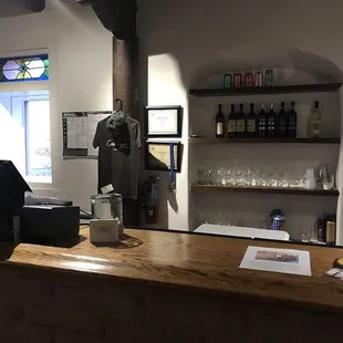 Beautiful bar area with something for everyone!