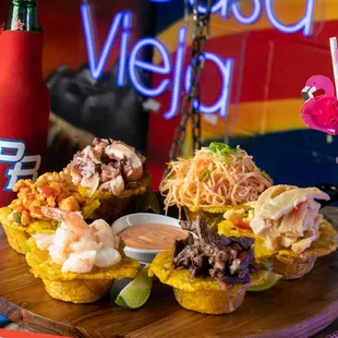 Tenemos tostones rellenos para todos en Casa Vieja