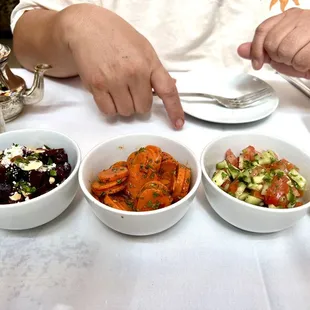 Try the carrot salad