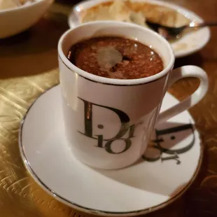 Moroccan almond coffee