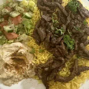 Beef shawarma perfectly seasoned