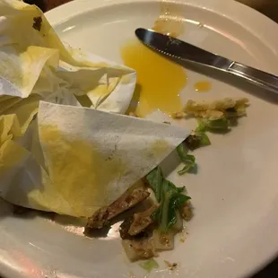 Oil from meat not drained, sandwich.