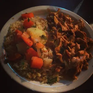 Chicken shawarma platter omg so good!!!!