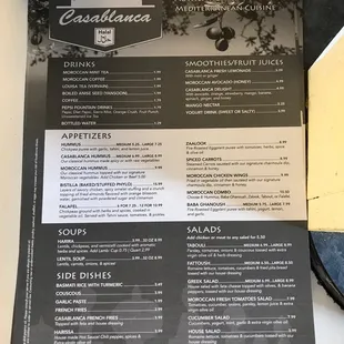 Menu Sept 2021