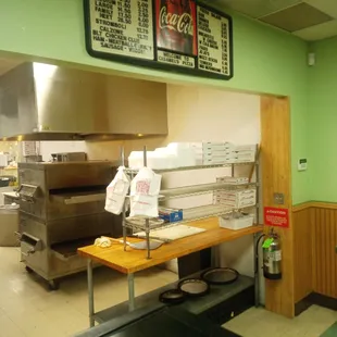 a view of the kitchen