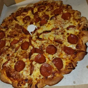 Pepperoni pizza