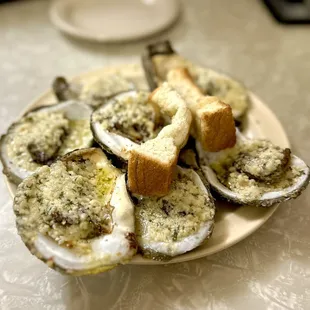 Chargrilled oysters