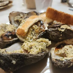 Charbroiled oysters