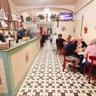 diners sitting at tables