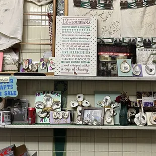 Umm, oyster crafts.