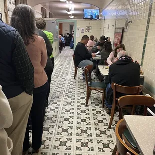 Waiting in line