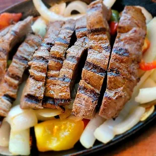 Beef fajitas