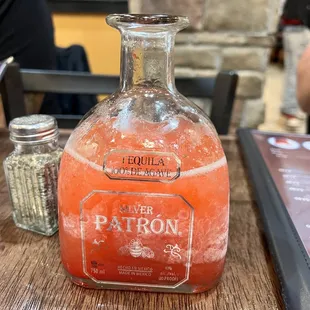  bottle of patron tequila