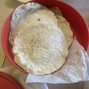 Fresh tortillas