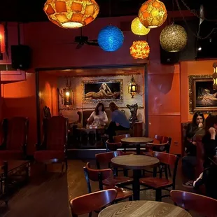 the interior of a restaurant