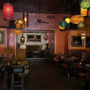 the interior of the restaurant