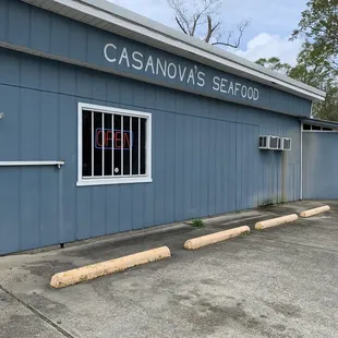 Outside of the building