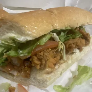 Shrimp &amp; Oyster Po Boy!