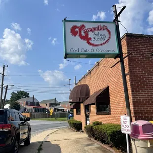 a car parked outside