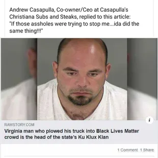 BOYCOTT THE RACISTS CEO!