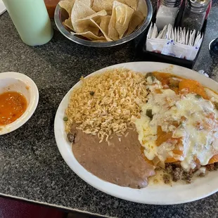 Lunch, Enchiladas Potasinas