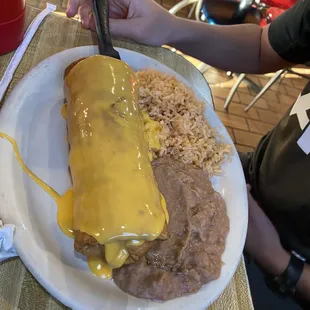 Chicken chimichanga