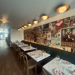 interior, sushi and sashimi