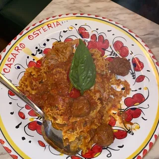 Mafaldine ragu Napoletano
