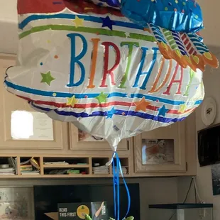 They sale $20.00 deflated birthday balloons this was delivered to us! Wow nice quality check!