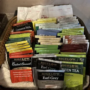 Nice selection of tea!