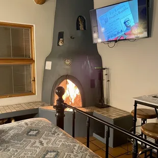 Best perk - wood burning fireplace