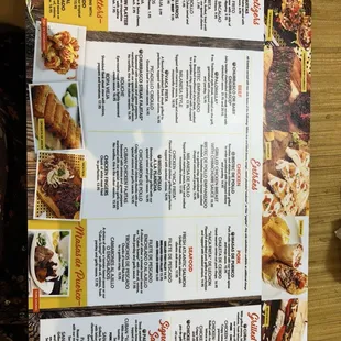 Lunch menu options
