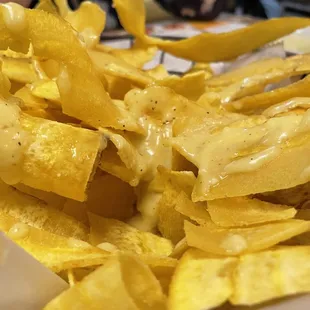 a plate of chips