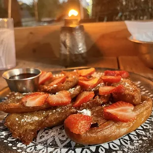 CASCABEL&apos;S CAPIROTADA French Toast Dessert - It is super sweet - too sweet for me