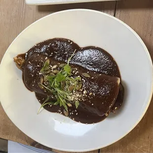 Chicken Mole Enchiladas