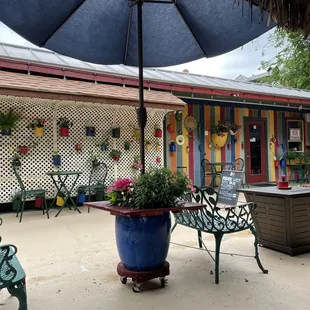 Outside
