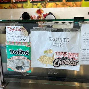 esquite and other tostitos