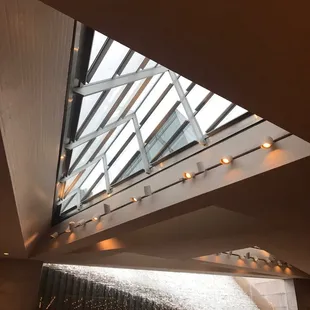 Pyramid skyscape &amp; cascading waters