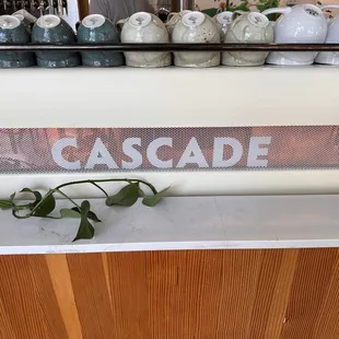 Cascade coffee machine